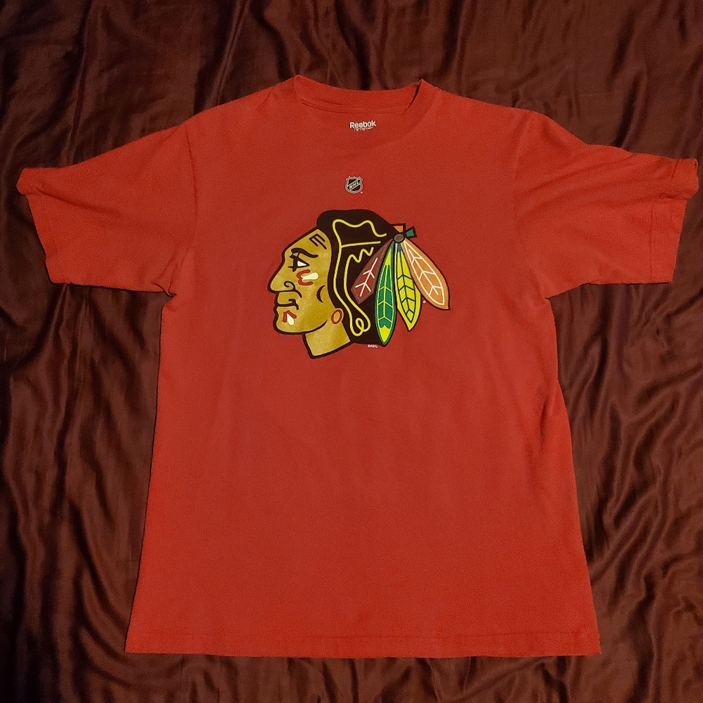 Daniel Carcillo Chicago Blackhawks Reebok Red Player Tee